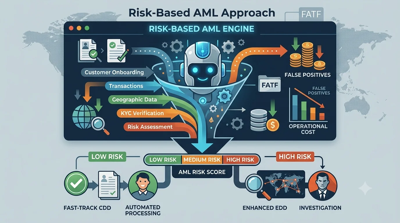 How a Risk-Based AML Approach Reduces Compliance Costs and False Positives