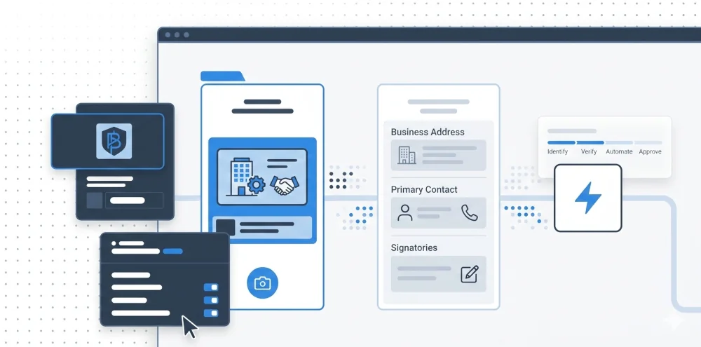 Software de cumplimiento KYB y verificación de incorporación de empresas